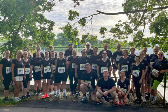 Das Friedenshort-Team beim Heilbronner Firmenlauf