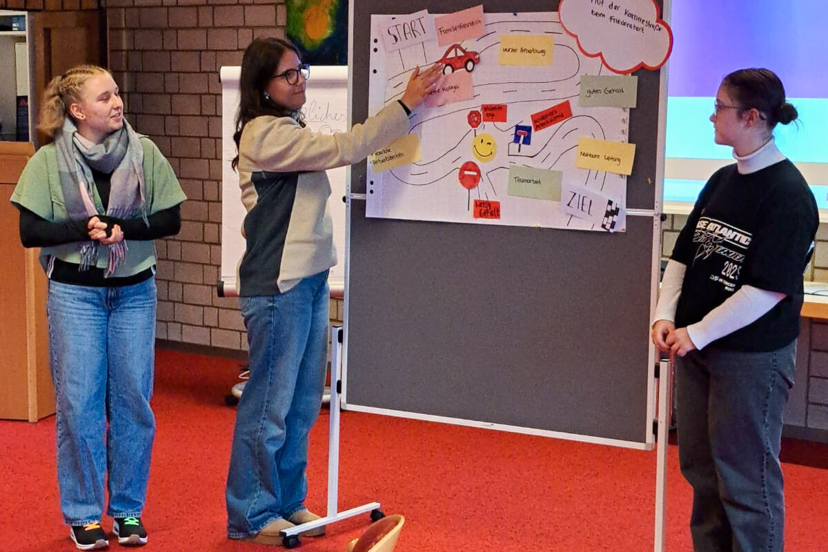 Vorstellen der Ergebnisse: Wie könnte eine "Karrierestraße" im Friedenshort aussehen? Vorstellen der Ergebnisse: Wie könnte eine "Karrierestraße" im Friedenshort aussehen?