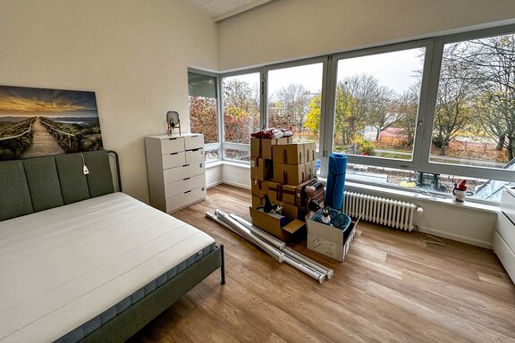 Bald werden die Zimmer bezogen