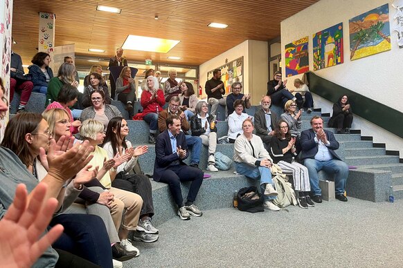 Jubiläumsfeier der Erziehungsberatungsstelle in der Aula der Tiele-Winckler-Schule