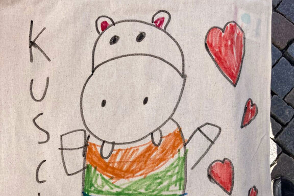 Die Aktion „Taschen bemalen“ kam gut an Die Aktion „Taschen bemalen“ kam gut an