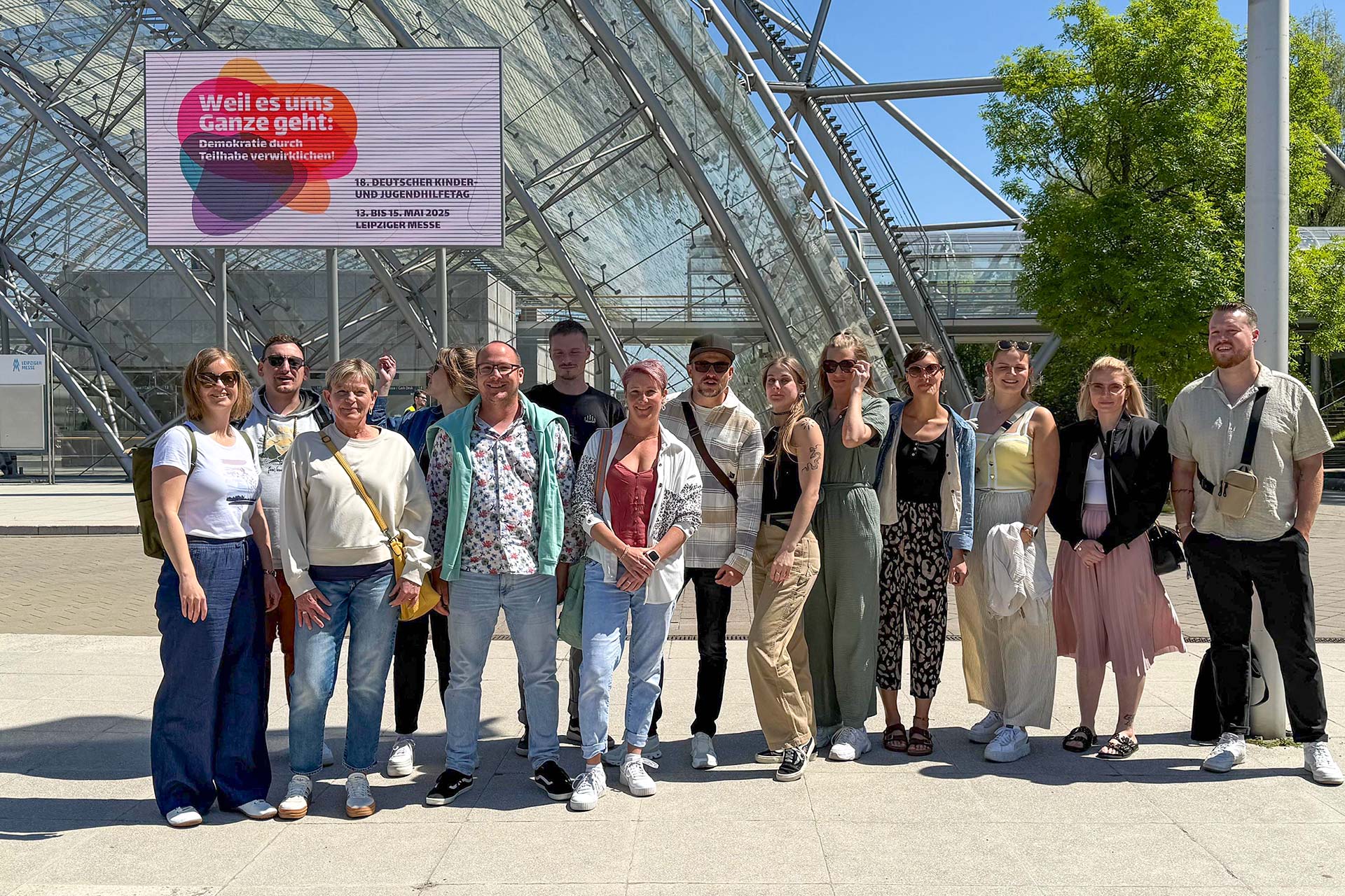 Mitarbeitende aus der Region West in Leipzig