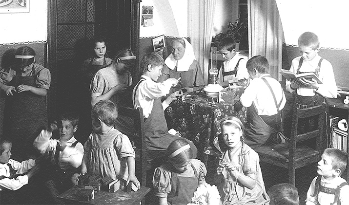 Die erste Kinderheimat entstand auf dem Warteberg bei Breslau